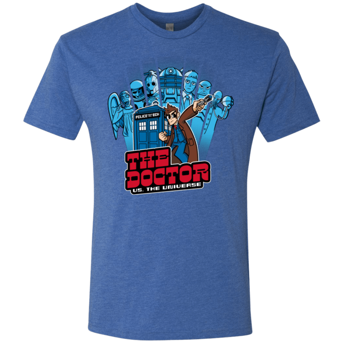 T-Shirts Vintage Royal / Small 10 vs universe Men's Triblend T-Shirt