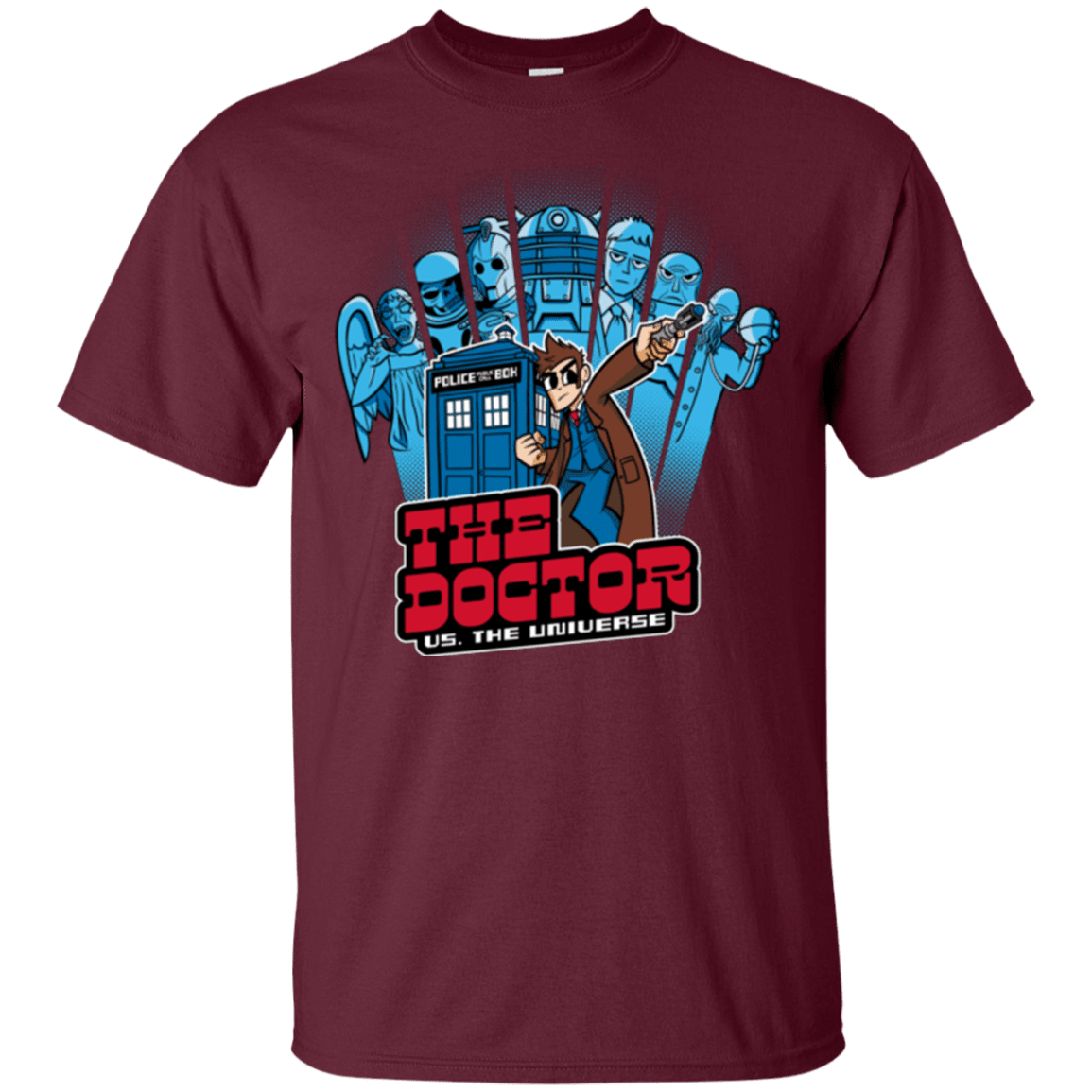 T-Shirts Maroon / Small 10 vs universe T-Shirt