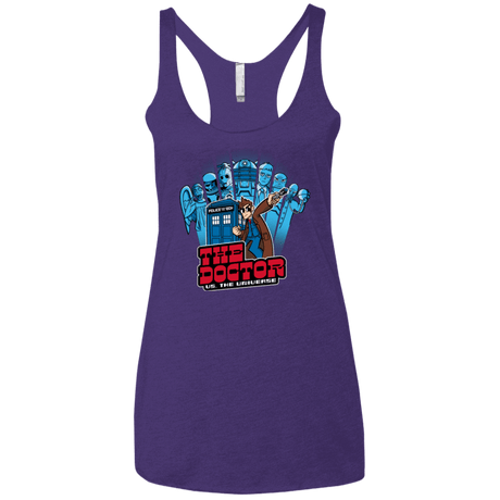 T-Shirts Purple / X-Small 10 vs universe Women's Triblend Racerback Tank