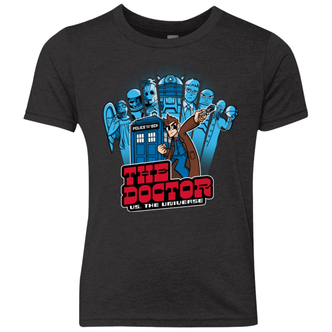 T-Shirts Vintage Black / YXS 10 vs universe Youth Triblend T-Shirt