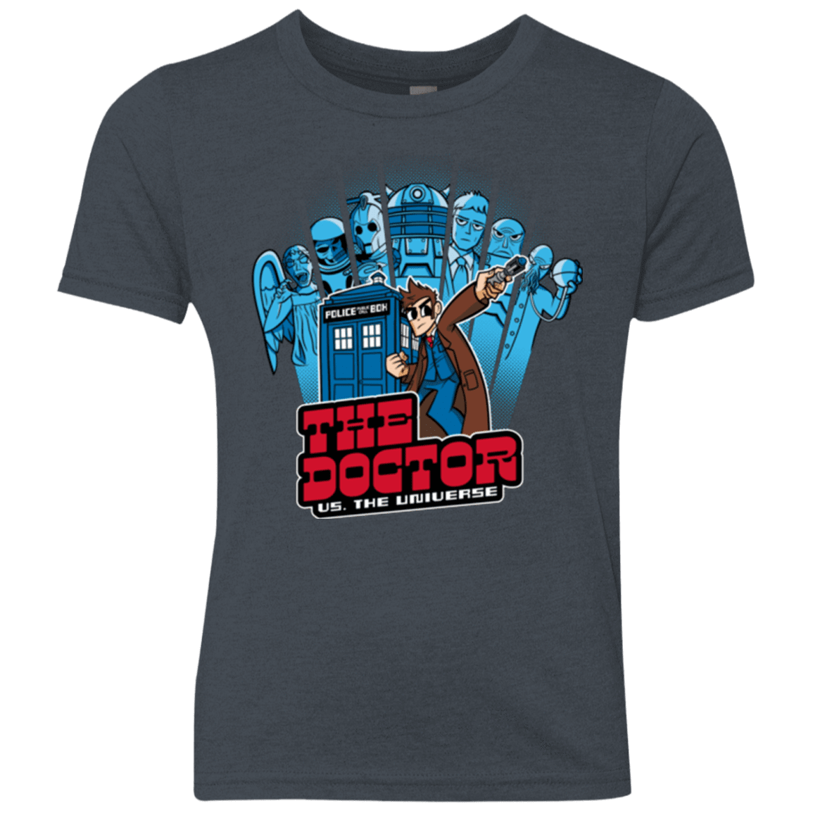 T-Shirts Vintage Navy / YXS 10 vs universe Youth Triblend T-Shirt