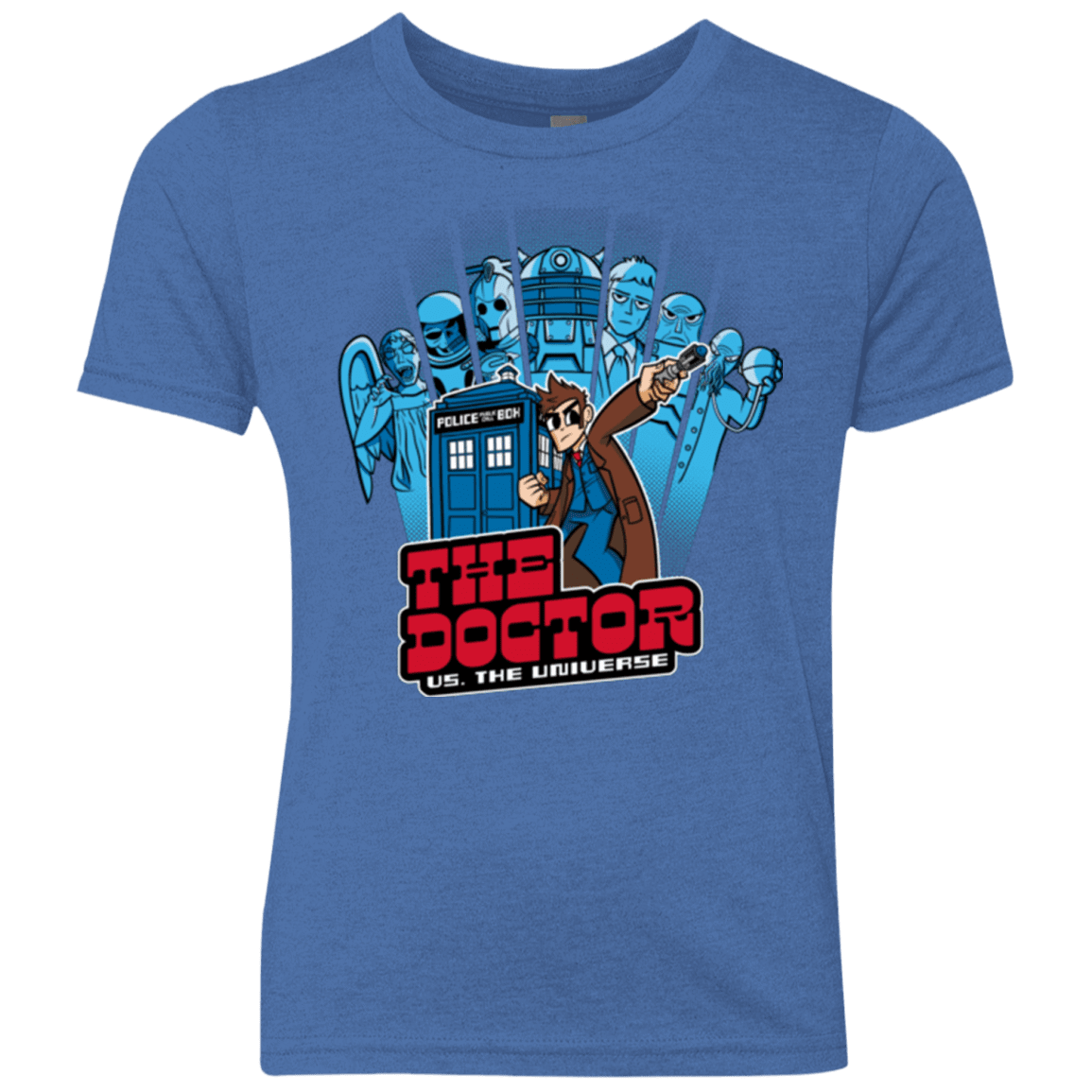 T-Shirts Vintage Royal / YXS 10 vs universe Youth Triblend T-Shirt