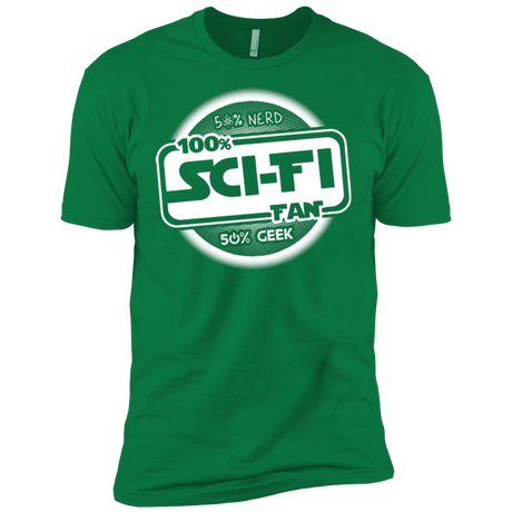T-Shirts Kelly Green / X-Small 100 Percent Sci-fi Men's Premium T-Shirt