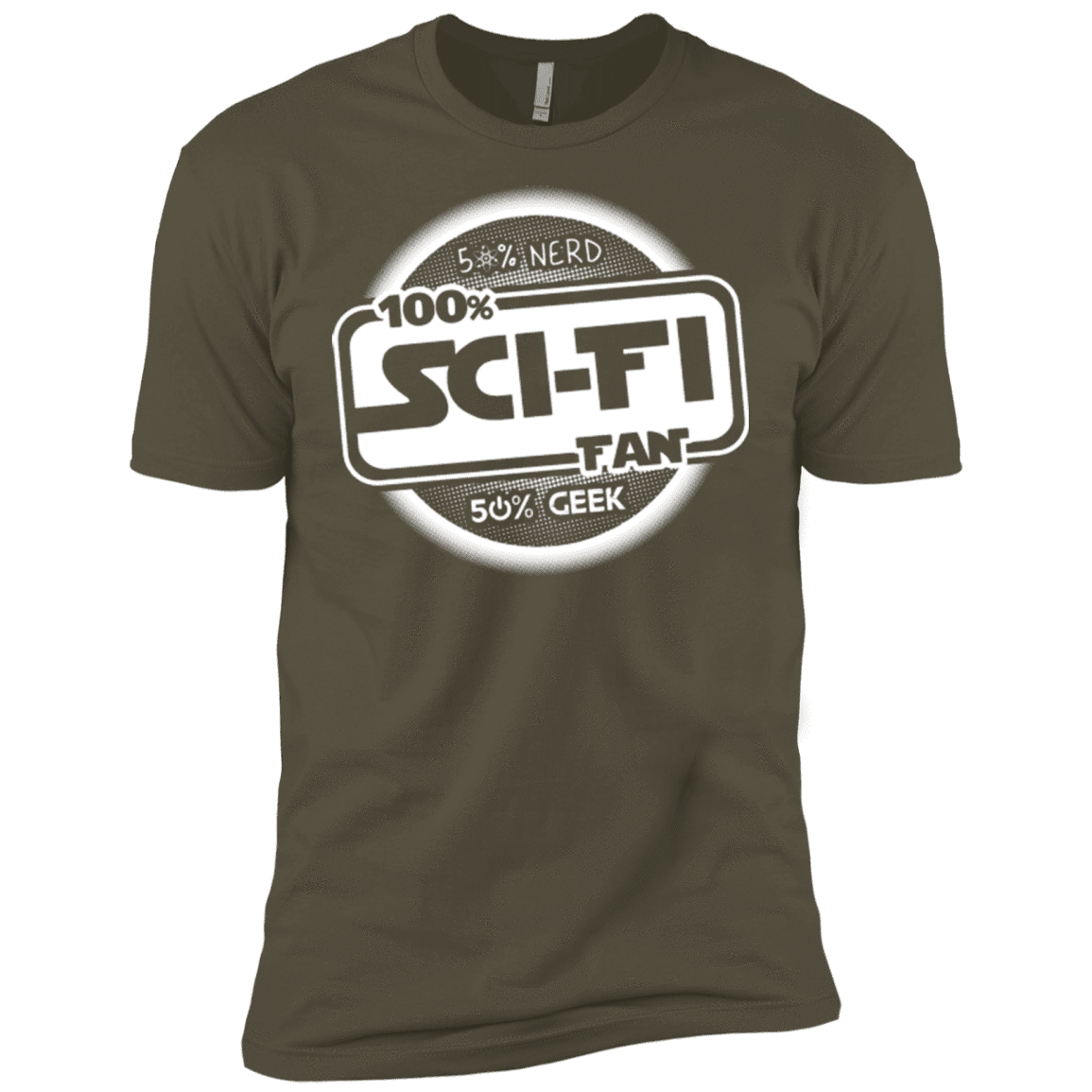 T-Shirts Military Green / X-Small 100 Percent Sci-fi Men's Premium T-Shirt