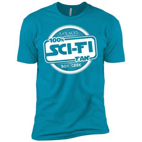 T-Shirts Turquoise / X-Small 100 Percent Sci-fi Men's Premium T-Shirt