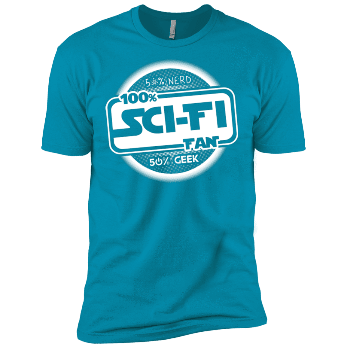 T-Shirts Turquoise / X-Small 100 Percent Sci-fi Men's Premium T-Shirt