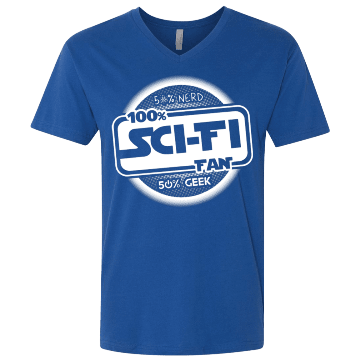 T-Shirts Royal / X-Small 100 Percent Sci-fi Men's Premium V-Neck