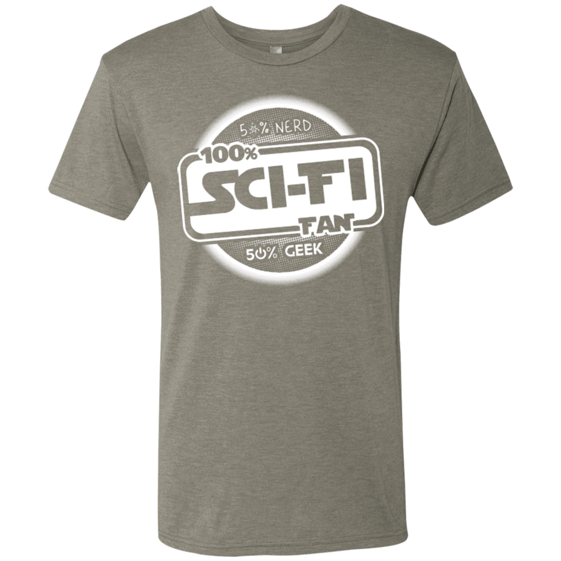 T-Shirts Venetian Grey / Small 100 Percent Sci-fi Men's Triblend T-Shirt