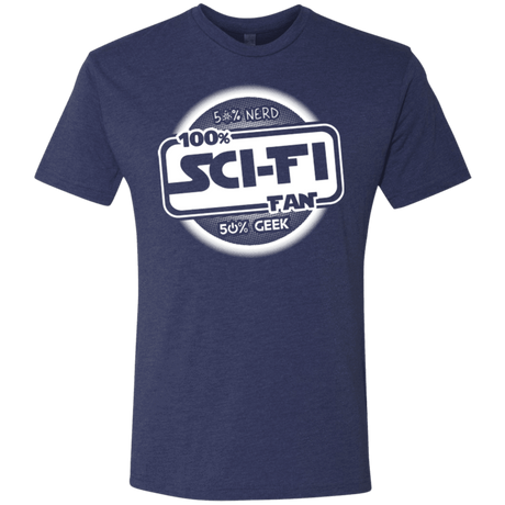 T-Shirts Vintage Navy / Small 100 Percent Sci-fi Men's Triblend T-Shirt