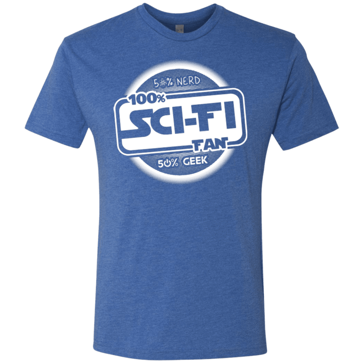 T-Shirts Vintage Royal / Small 100 Percent Sci-fi Men's Triblend T-Shirt