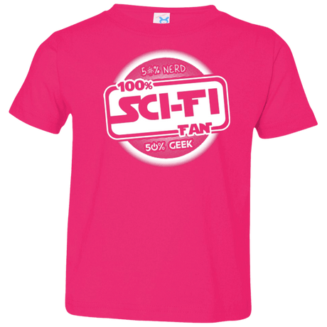 T-Shirts Hot Pink / 2T 100 Percent Sci-fi Toddler Premium T-Shirt
