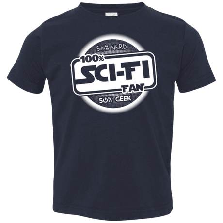 T-Shirts Navy / 2T 100 Percent Sci-fi Toddler Premium T-Shirt