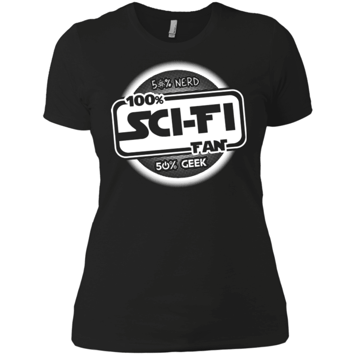 T-Shirts Black / X-Small 100 Percent Sci-fi Women's Premium T-Shirt
