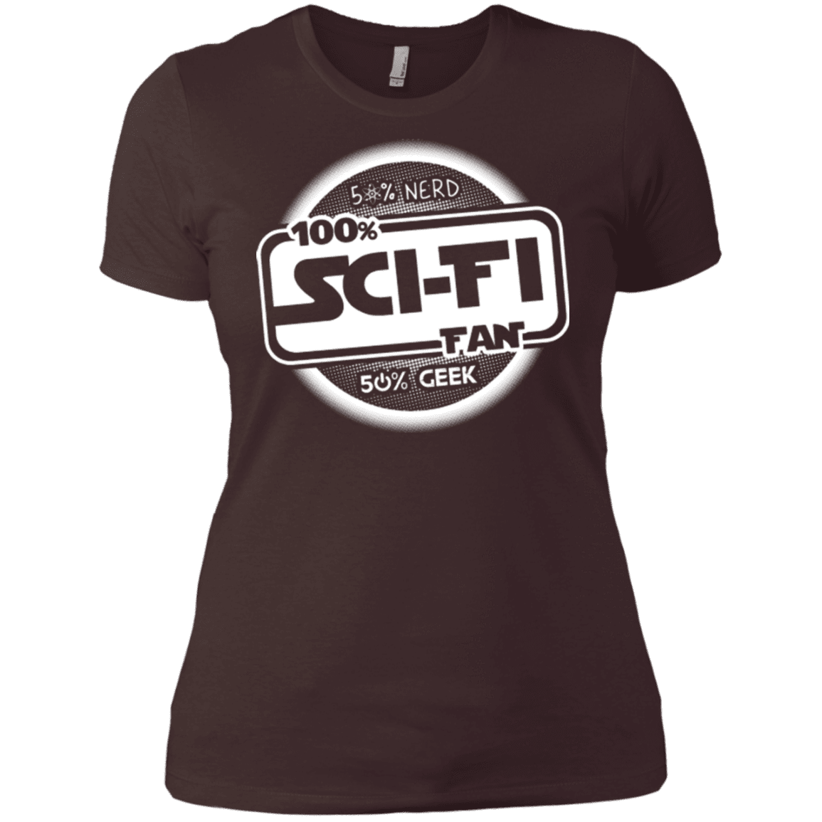 T-Shirts Dark Chocolate / X-Small 100 Percent Sci-fi Women's Premium T-Shirt