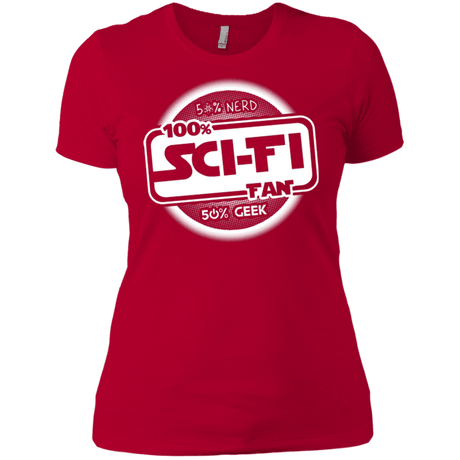 T-Shirts Red / X-Small 100 Percent Sci-fi Women's Premium T-Shirt