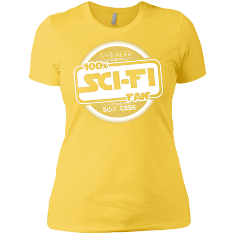 T-Shirts Vibrant Yellow / X-Small 100 Percent Sci-fi Women's Premium T-Shirt