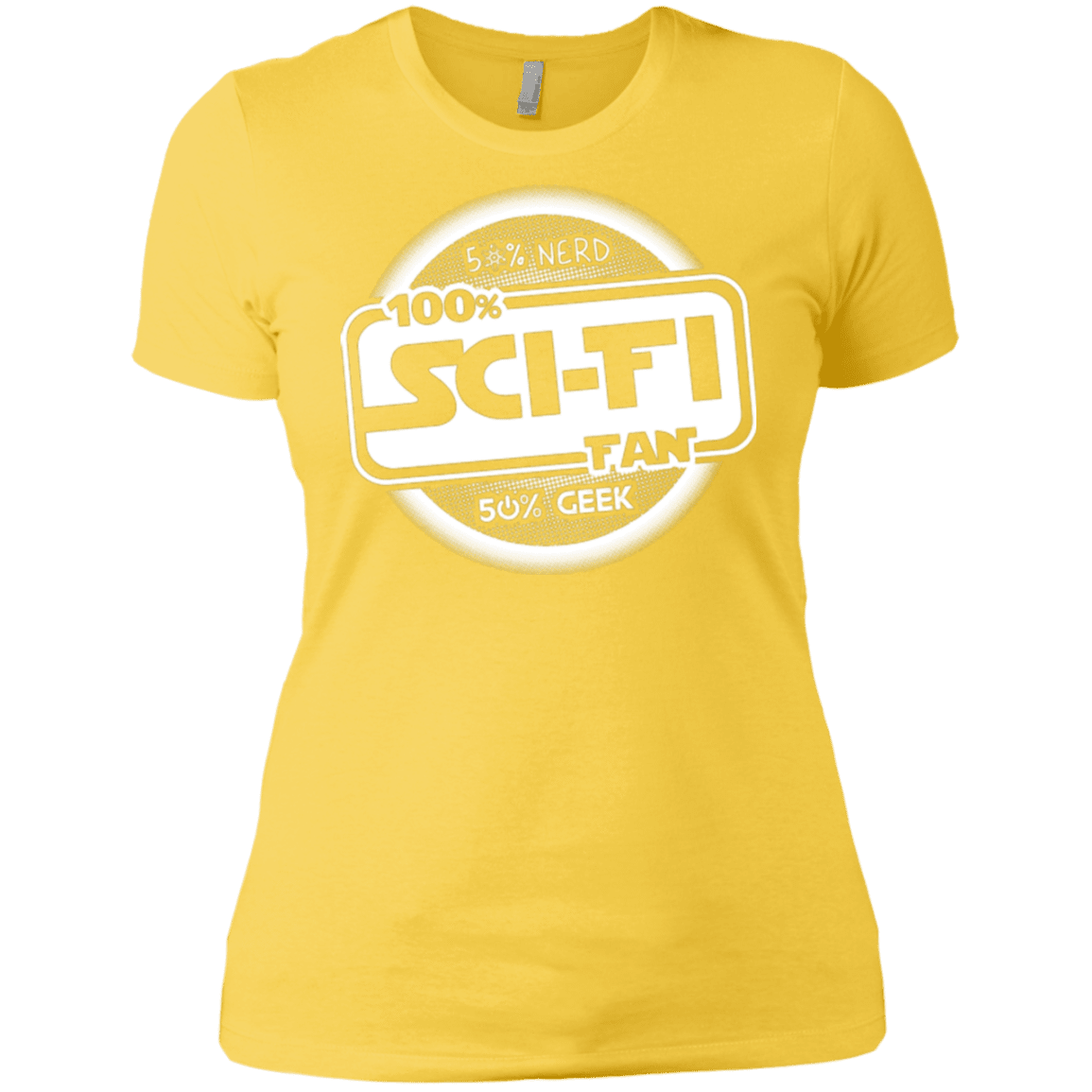 T-Shirts Vibrant Yellow / X-Small 100 Percent Sci-fi Women's Premium T-Shirt