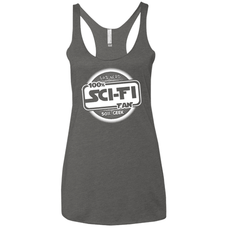 T-Shirts Premium Heather / X-Small 100 Percent Sci-fi Women's Triblend Racerback Tank