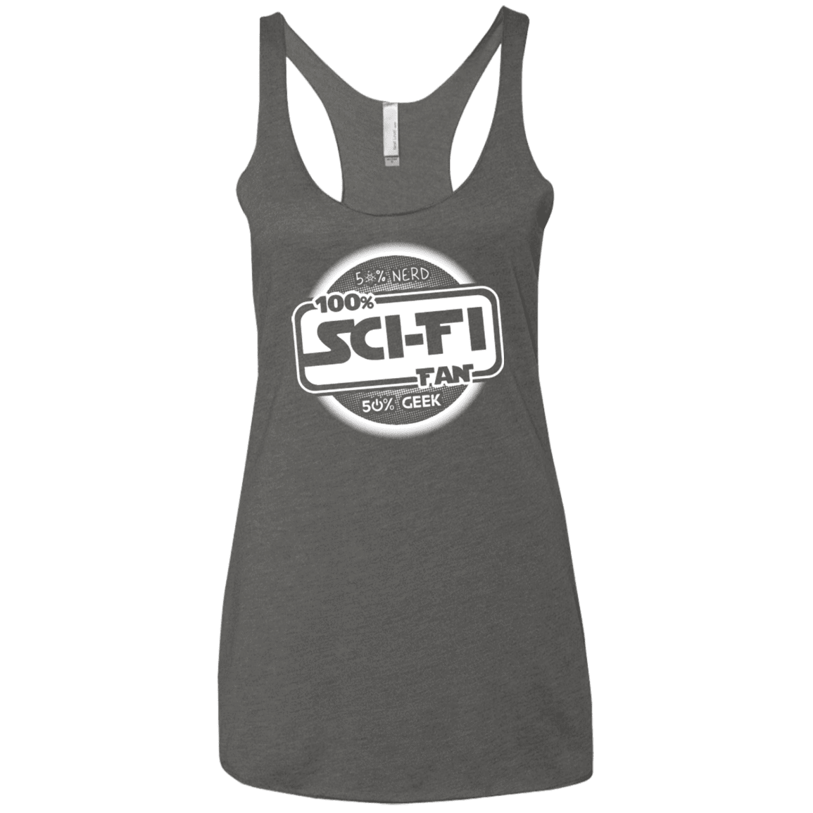 T-Shirts Premium Heather / X-Small 100 Percent Sci-fi Women's Triblend Racerback Tank