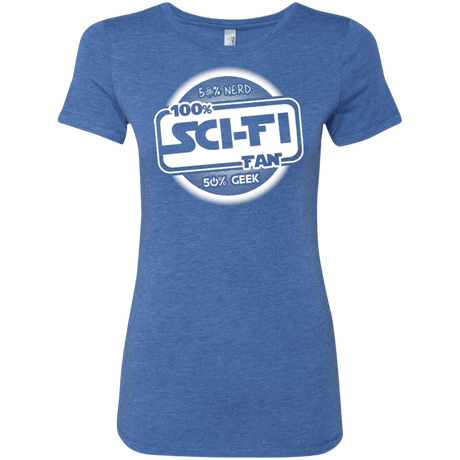 T-Shirts Vintage Royal / Small 100 Percent Sci-fi Women's Triblend T-Shirt