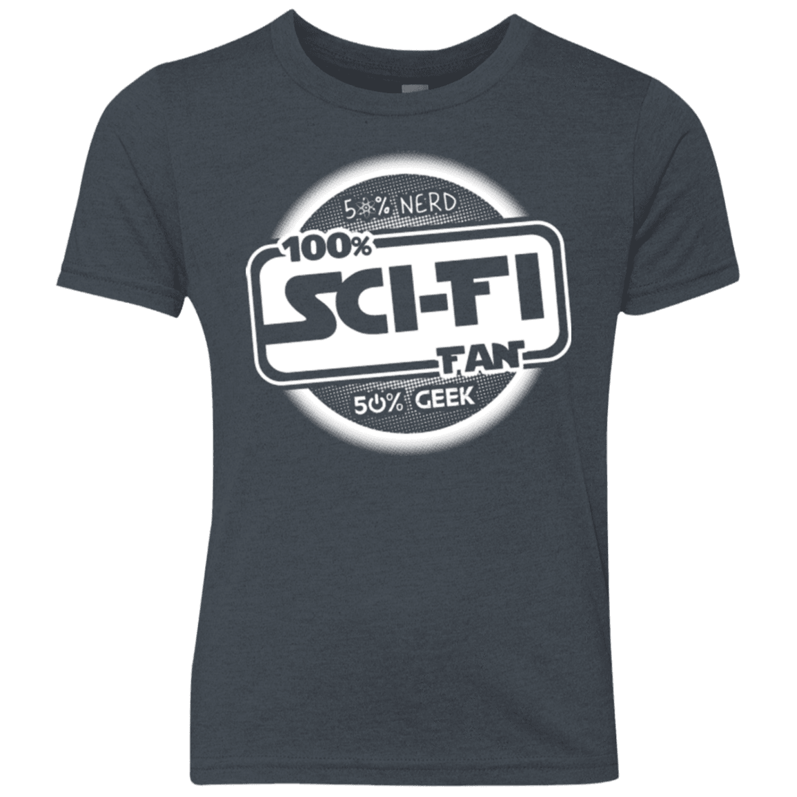 T-Shirts Vintage Navy / YXS 100 Percent Sci-fi Youth Triblend T-Shirt