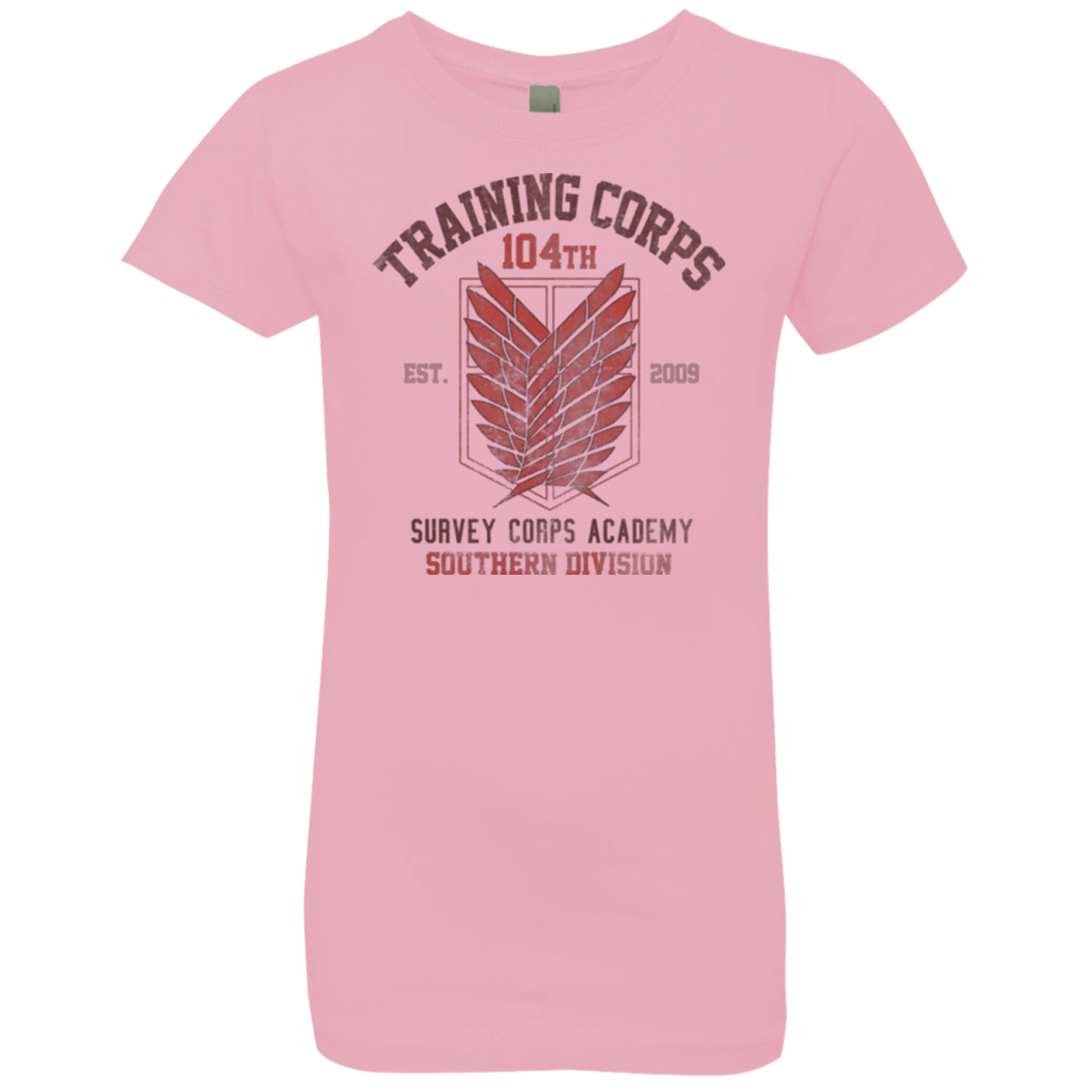 T-Shirts Light Pink / YXS 104th Training Corps Girls Premium T-Shirt