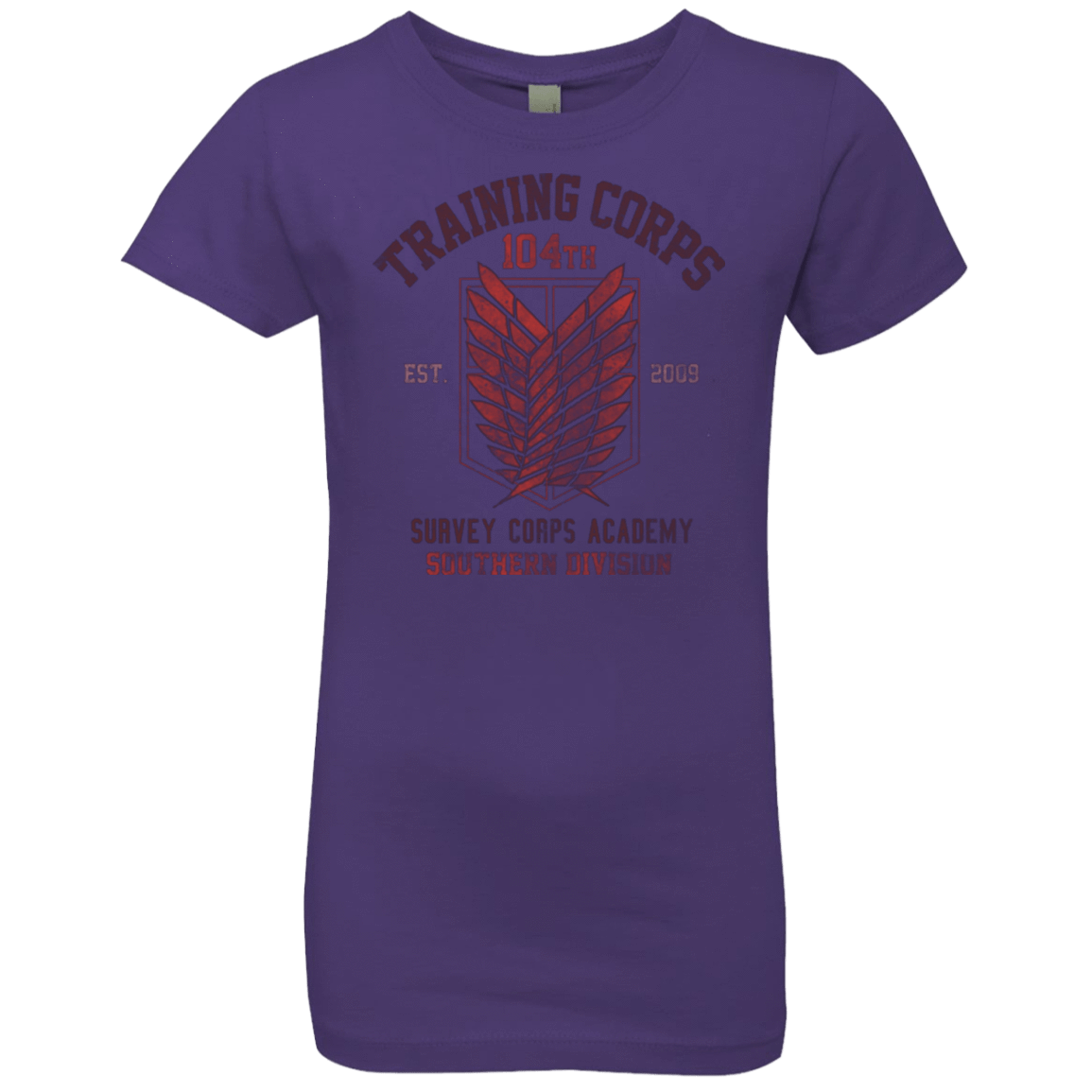T-Shirts Purple Rush / YXS 104th Training Corps Girls Premium T-Shirt