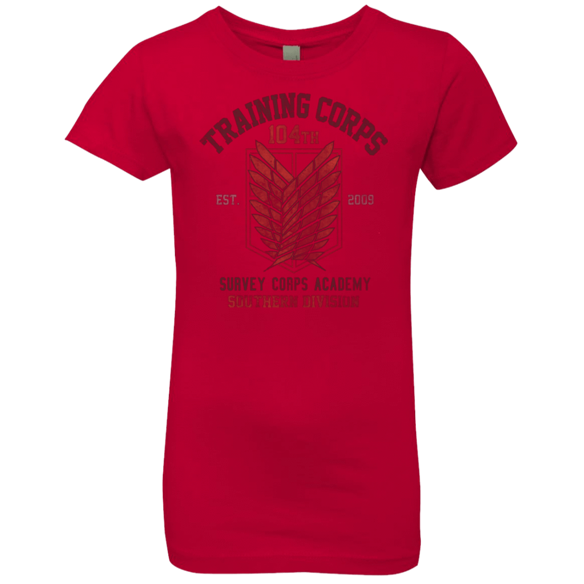 T-Shirts Red / YXS 104th Training Corps Girls Premium T-Shirt