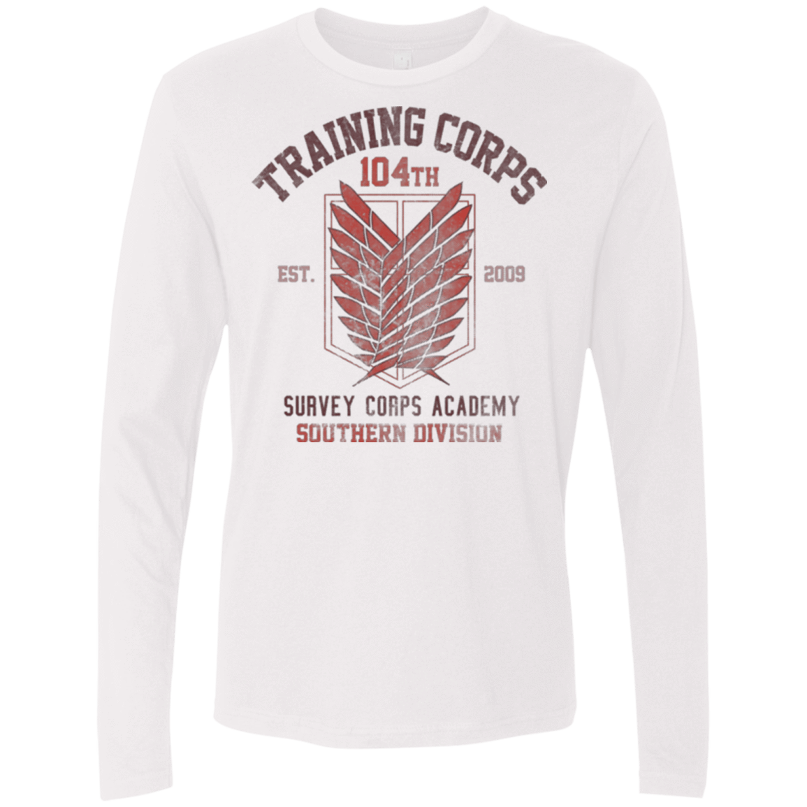 T-Shirts White / Small 104th Training Corps Men's Premium Long Sleeve