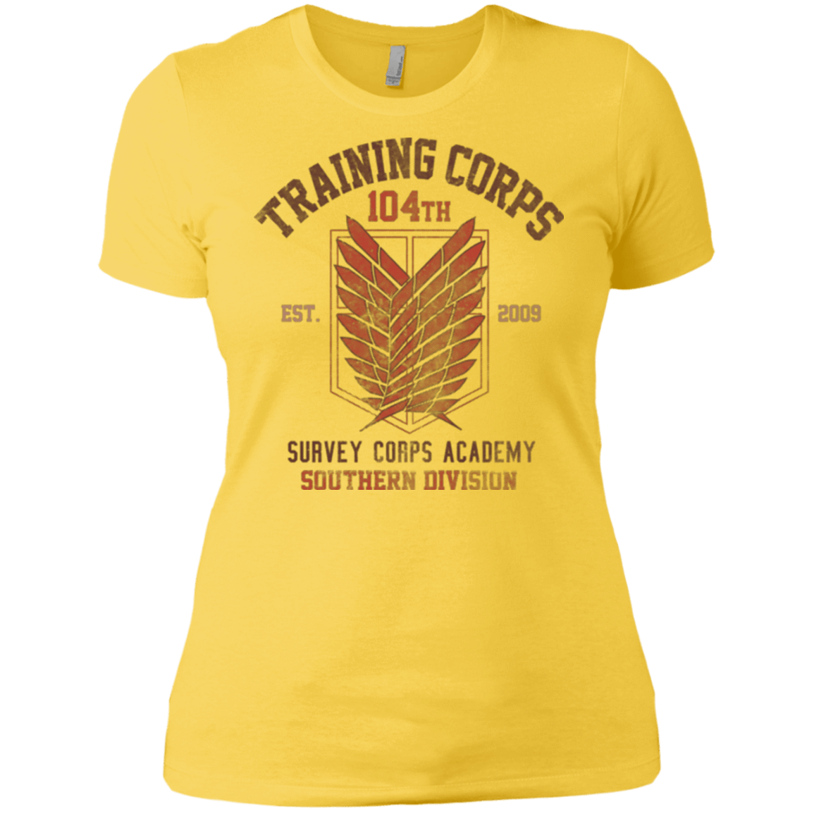 T-Shirts Vibrant Yellow / X-Small 104th Training Corps Women's Premium T-Shirt
