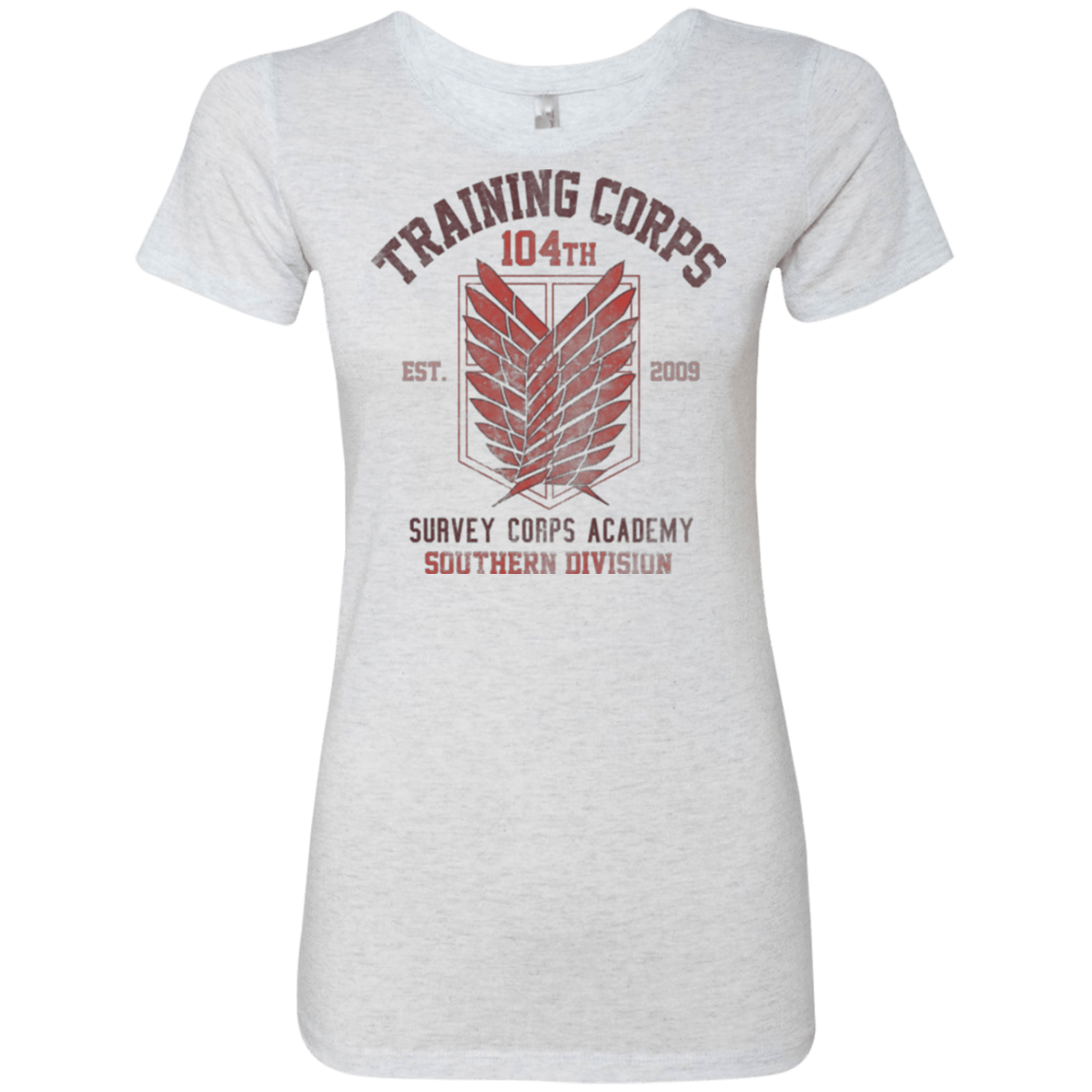 T-Shirts Heather White / Small 104th Training Corps Women's Triblend T-Shirt