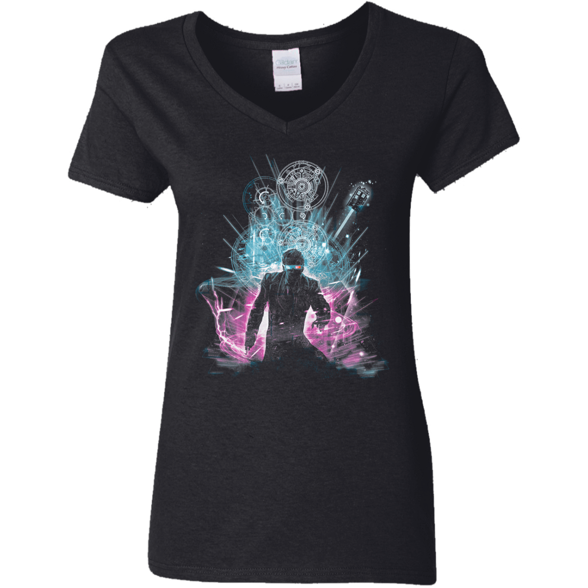 T-Shirts Black / S 10th Doctor Women's V-Neck T-Shirt