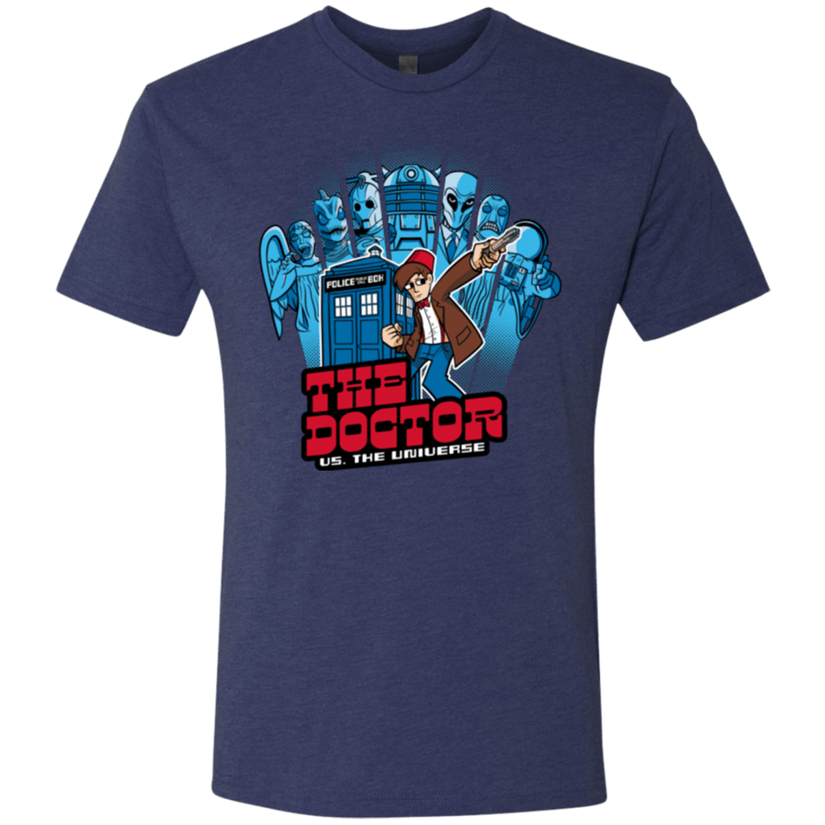 T-Shirts Vintage Navy / Small 11 vs universe Men's Triblend T-Shirt