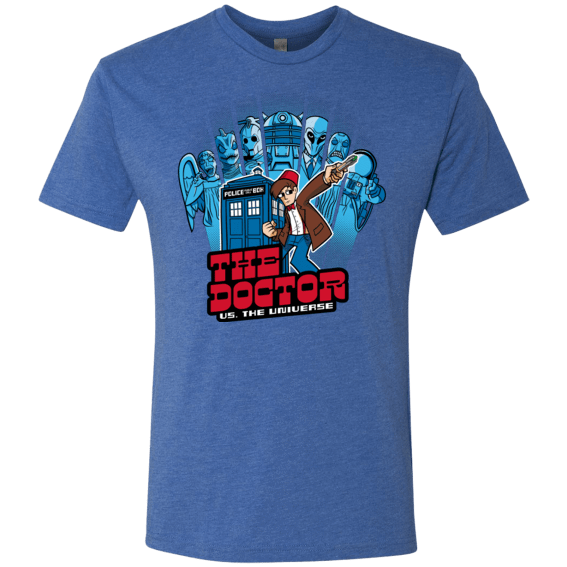 T-Shirts Vintage Royal / Small 11 vs universe Men's Triblend T-Shirt