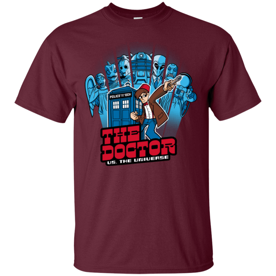 T-Shirts Maroon / Small 11 vs universe T-Shirt