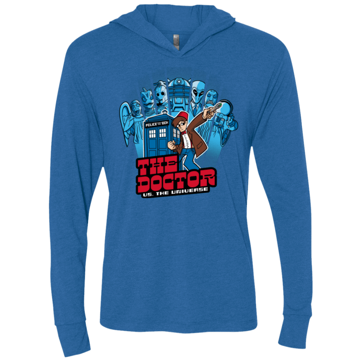 T-Shirts Vintage Royal / X-Small 11 vs universe Triblend Long Sleeve Hoodie Tee