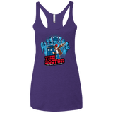 T-Shirts Purple / X-Small 11 vs universe Women's Triblend Racerback Tank
