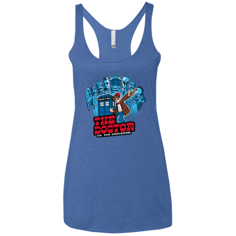 T-Shirts Vintage Royal / X-Small 11 vs universe Women's Triblend Racerback Tank
