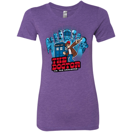 T-Shirts Purple Rush / Small 11 vs universe Women's Triblend T-Shirt