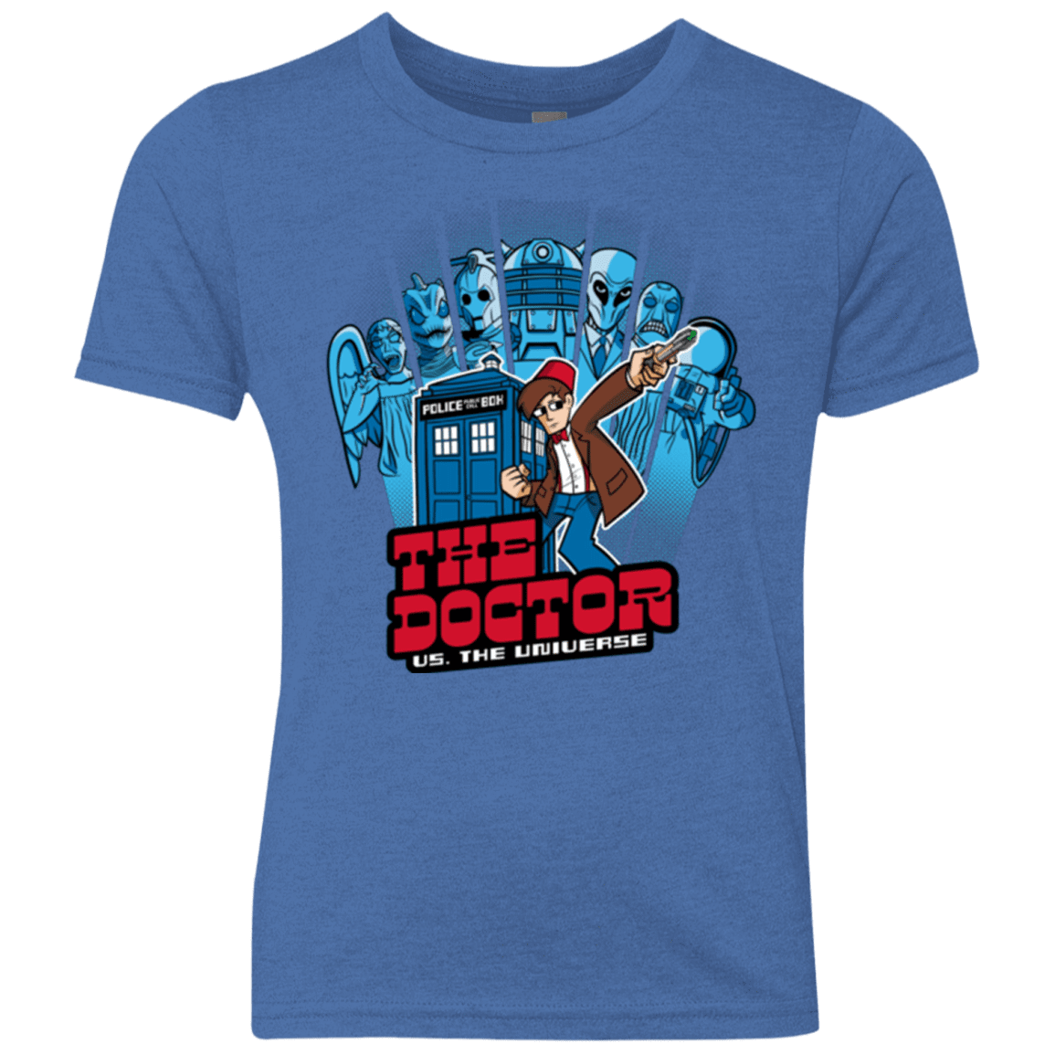 T-Shirts Vintage Royal / YXS 11 vs universe Youth Triblend T-Shirt