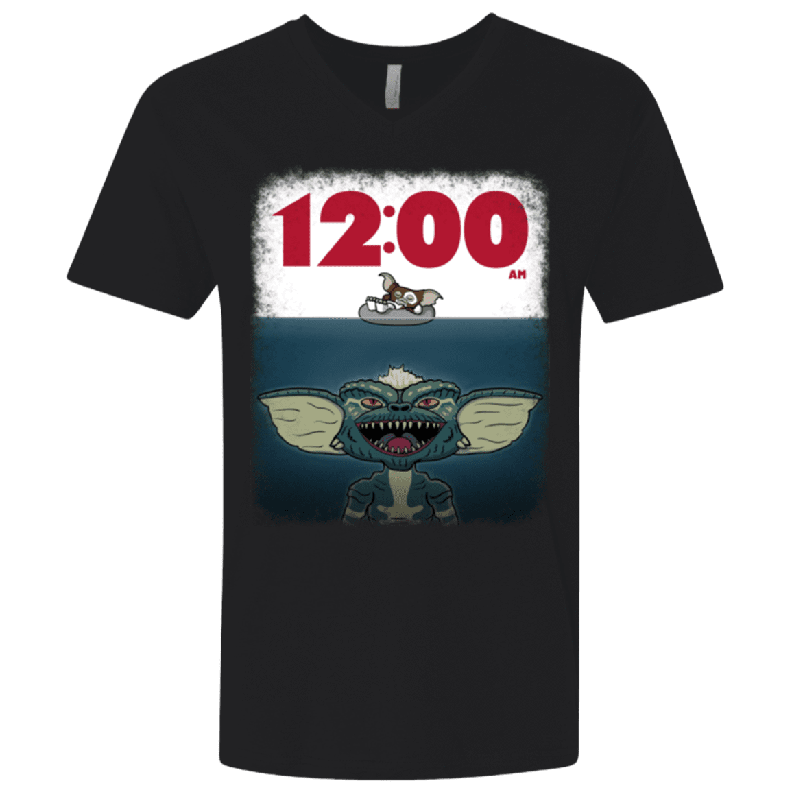 T-Shirts Black / X-Small 12:00 AM Men's Premium V-Neck