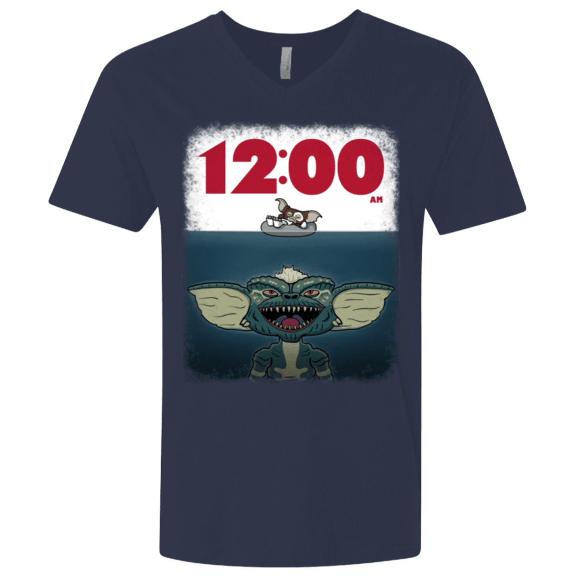 T-Shirts Midnight Navy / X-Small 12:00 AM Men's Premium V-Neck