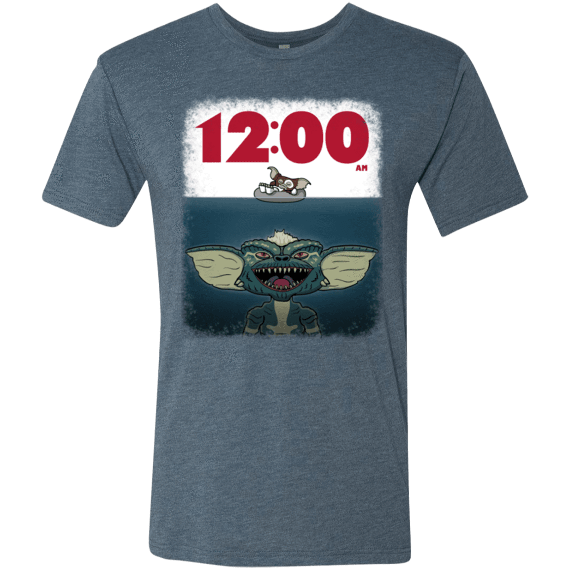 T-Shirts Indigo / Small 12:00 AM Men's Triblend T-Shirt