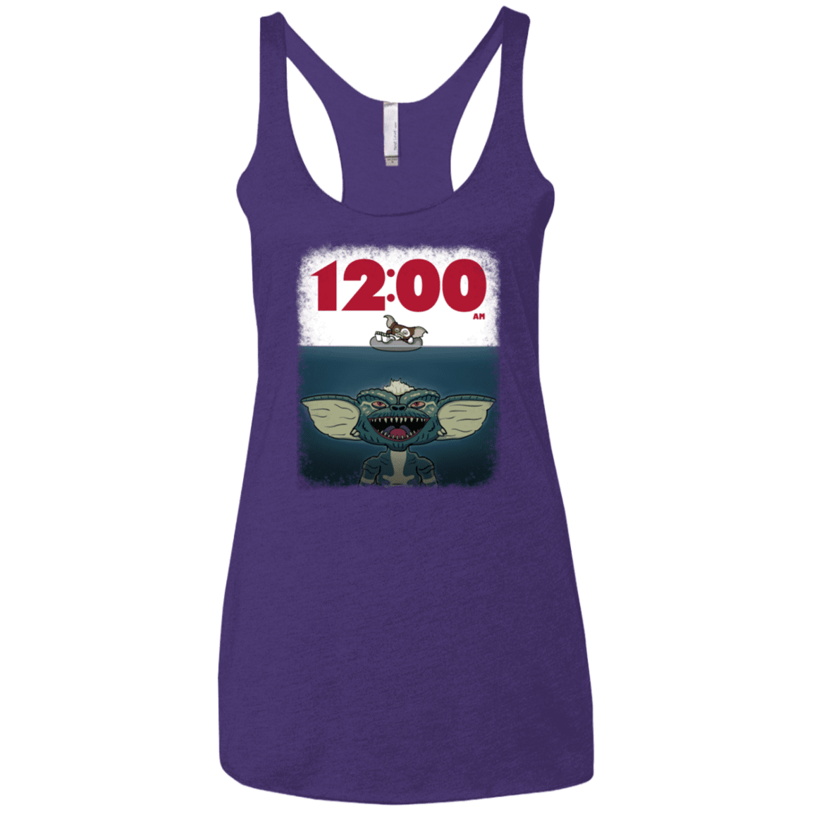 T-Shirts Purple Rush / X-Small 12:00 AM Women's Triblend Racerback Tank