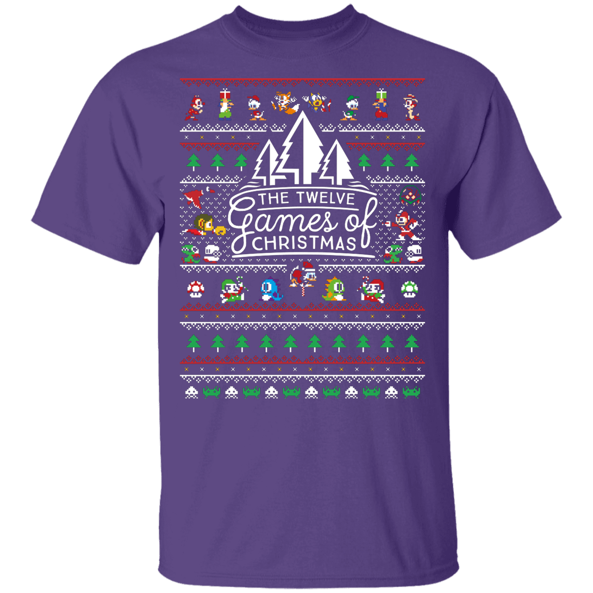T-Shirts Purple / YXS 12 Games of Christmas Youth T-Shirt