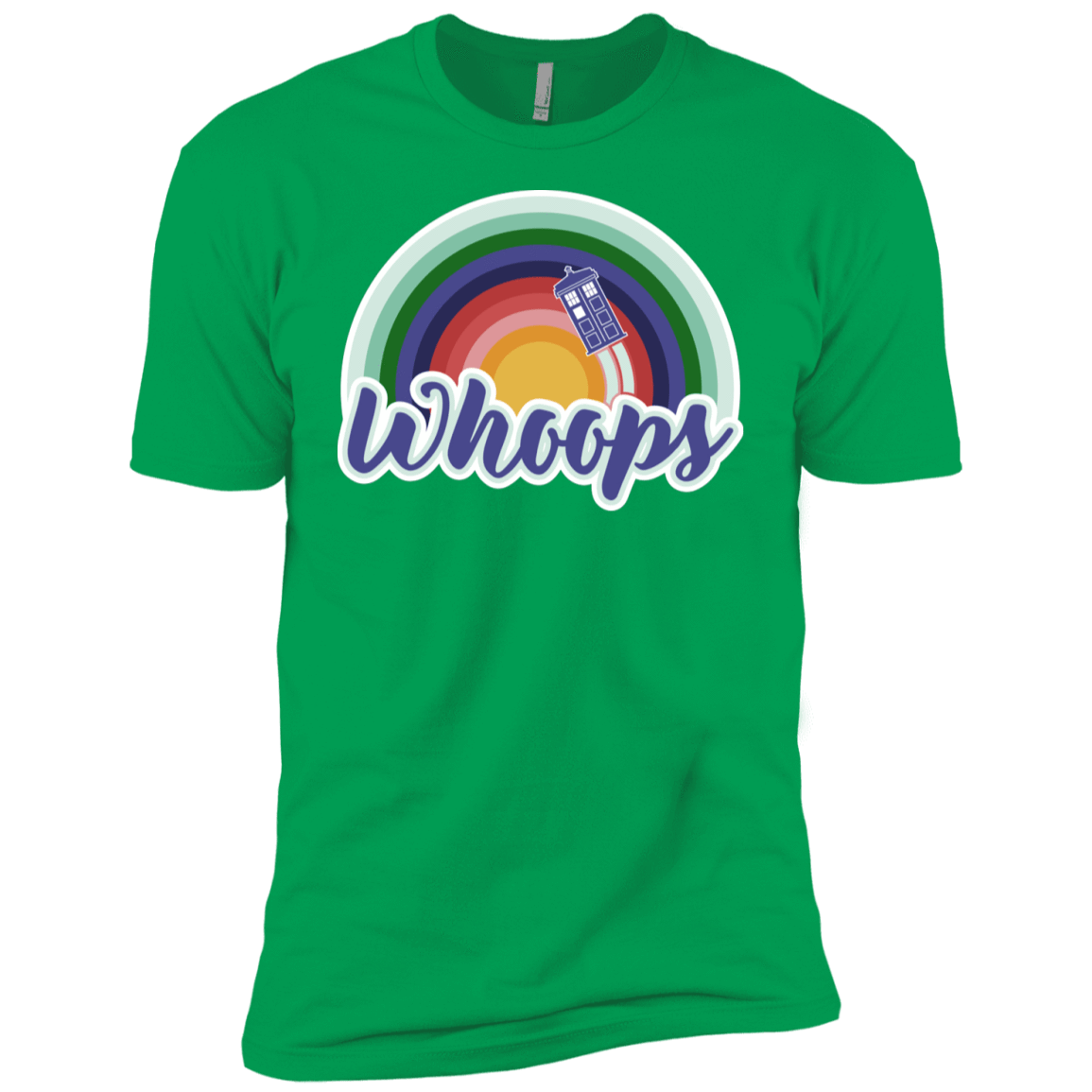 T-Shirts Kelly Green / YXS 13th Doctor Retro Whoops Boys Premium T-Shirt