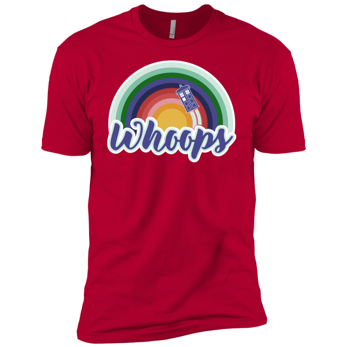 T-Shirts Red / YXS 13th Doctor Retro Whoops Boys Premium T-Shirt