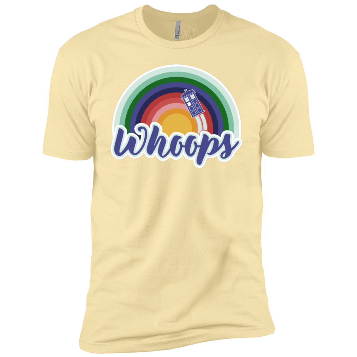 T-Shirts Banana Cream / X-Small 13th Doctor Retro Whoops Men's Premium T-Shirt