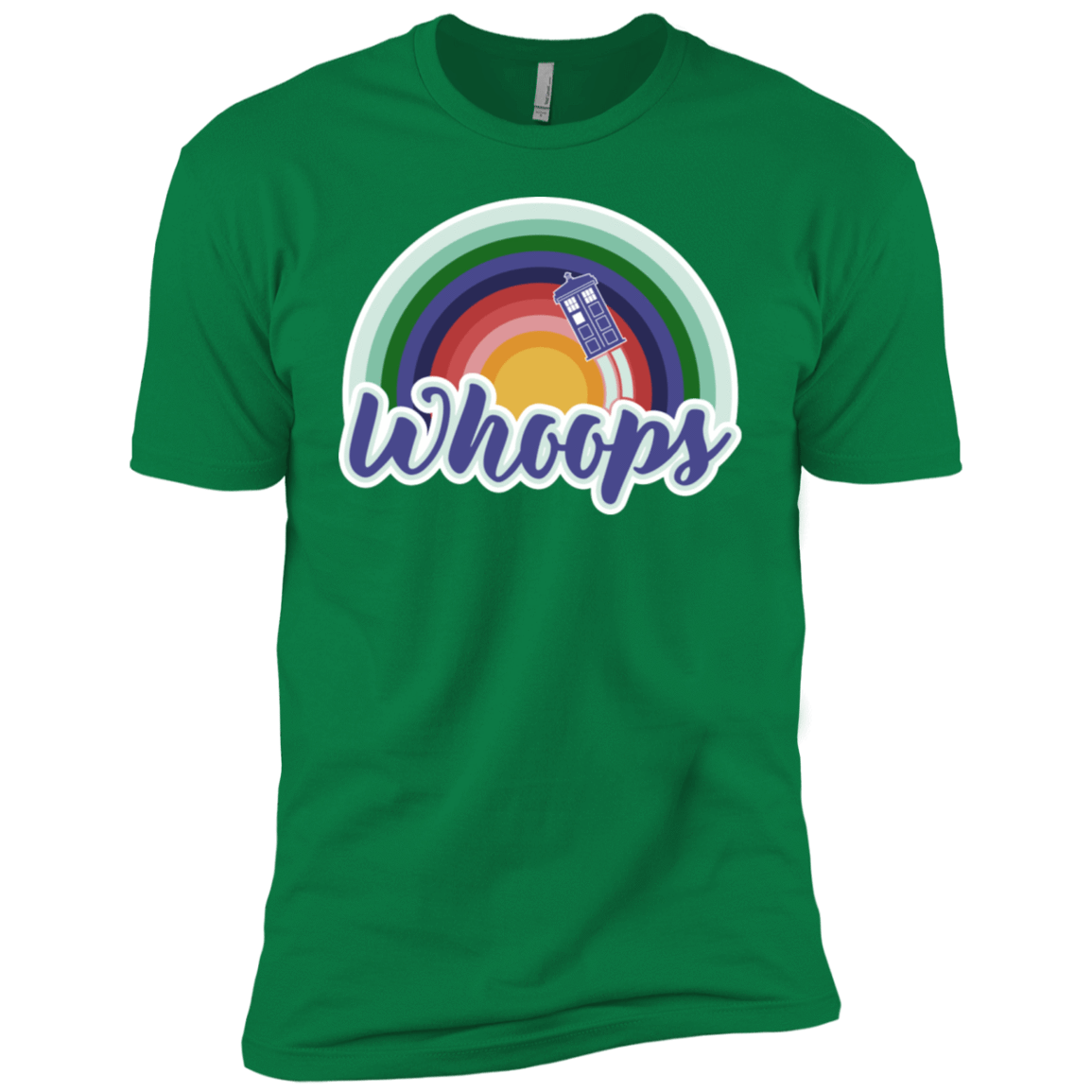 T-Shirts Kelly Green / X-Small 13th Doctor Retro Whoops Men's Premium T-Shirt