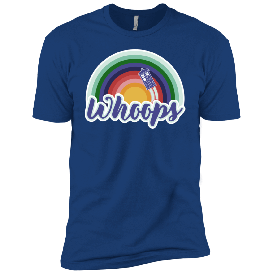 T-Shirts Royal / X-Small 13th Doctor Retro Whoops Men's Premium T-Shirt